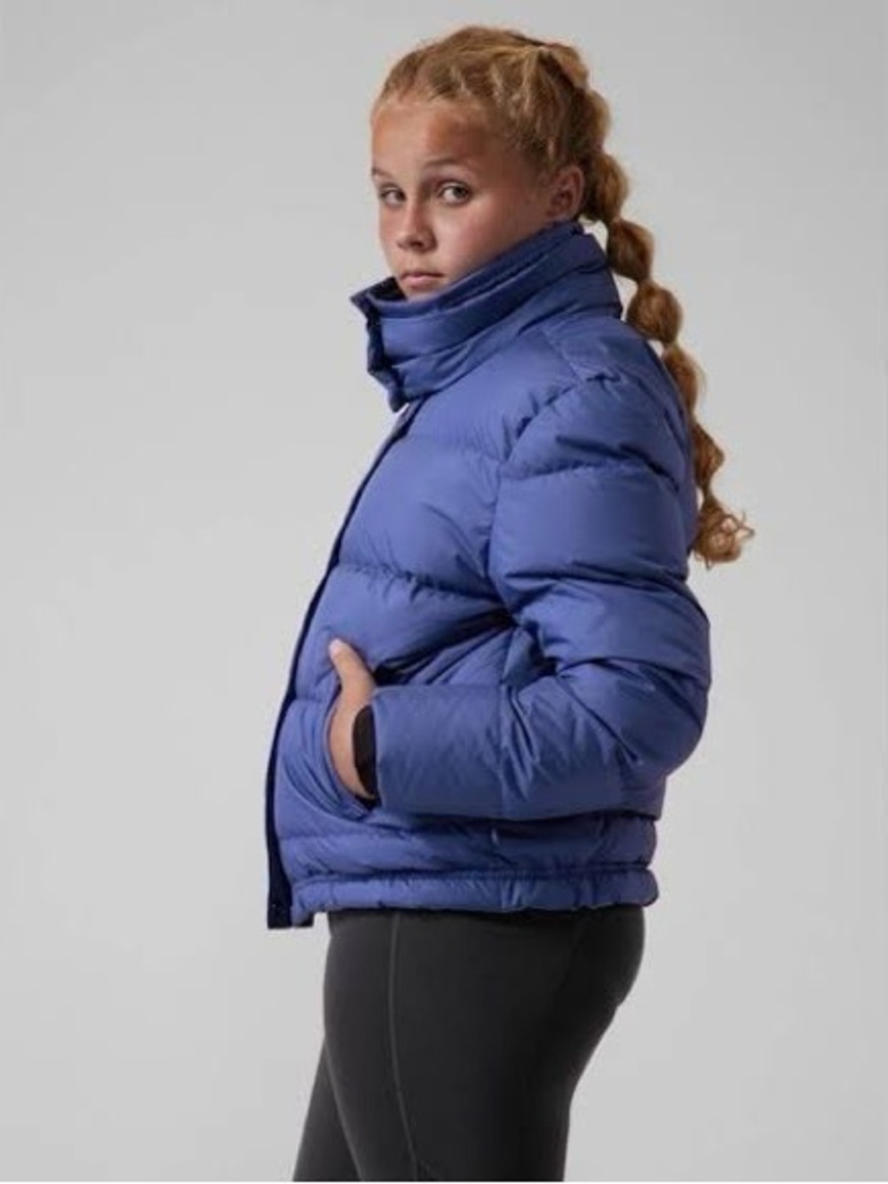 Athleta Girl Sleigh All Day
Down Damask Blue Puff Winter
Jacket Size XL / 14
